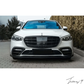 Mercedes S-Class W223 (2020+) Style Gloss Black Front Splitter Spoiler