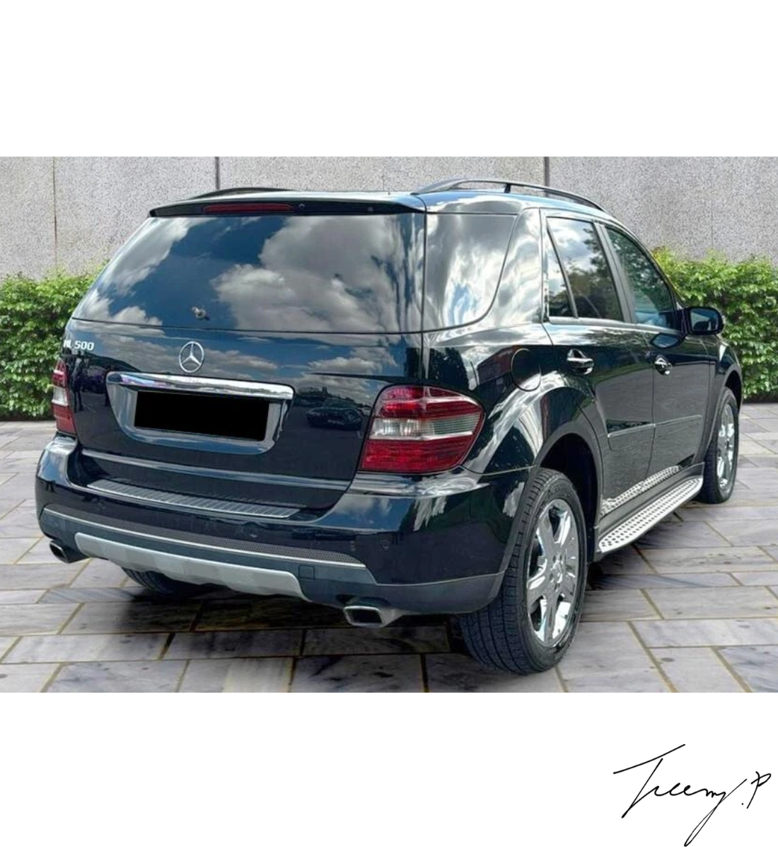 Mercedes M-Class ML W164 (2005–2011) Aluminium Silver Side Steps Running Board