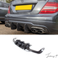 Mercedes Benz C63 AMG W204 Facelift (2011+) Big Fin DTM Diffuser - Carbon Fiber