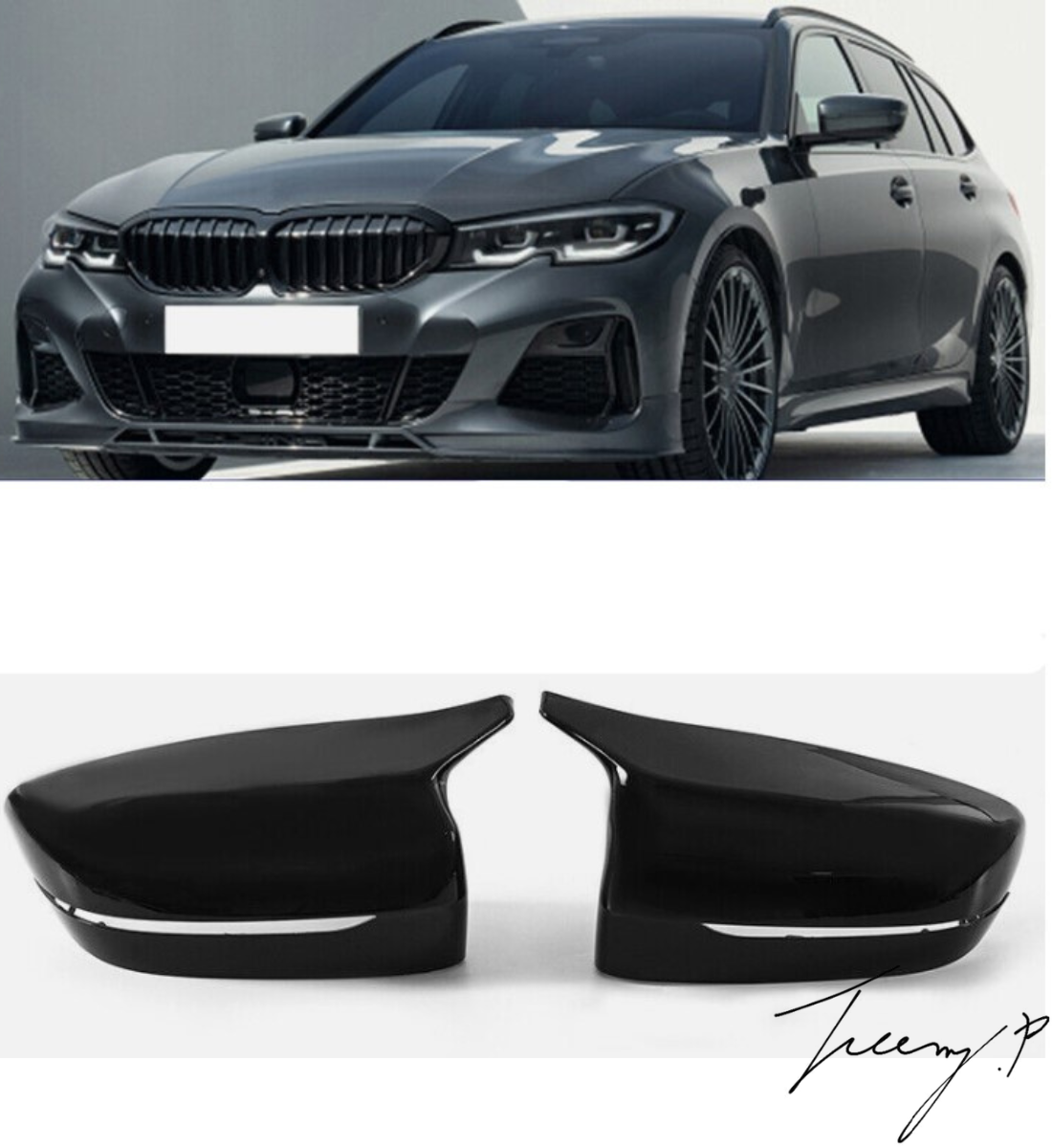 BMW 5 Series G30 G31 2017-2020 Mirror Covers Caps