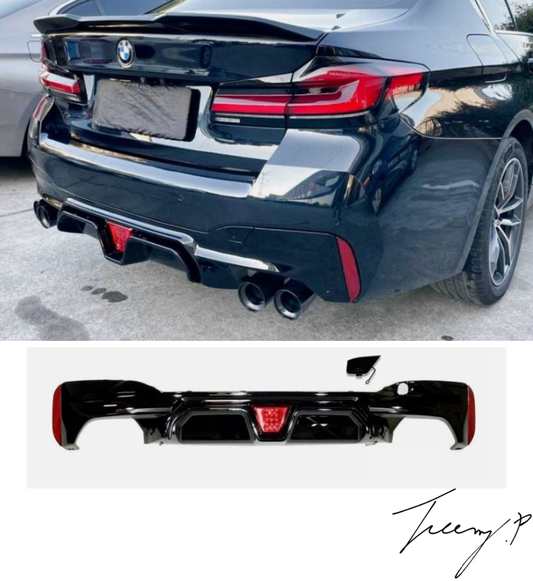 BMW 5 SERIES G30 G31 REAR DIFFUSER BODYKIT (2017-2020)