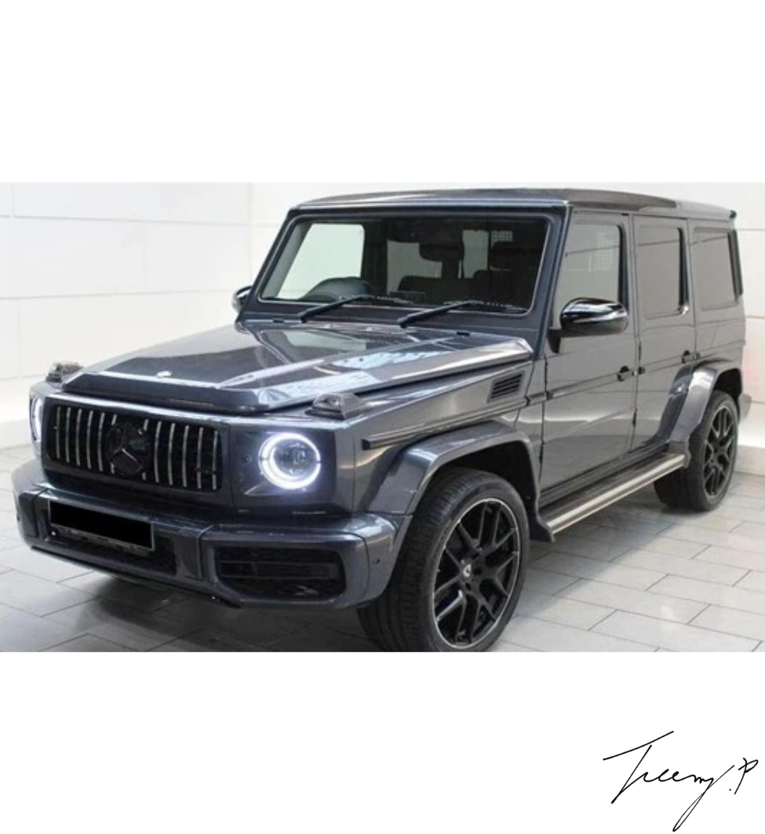 OE style aluminum running boards side steps for 1989–2018 Mercedes-Benz G-Class G-Wagon W463