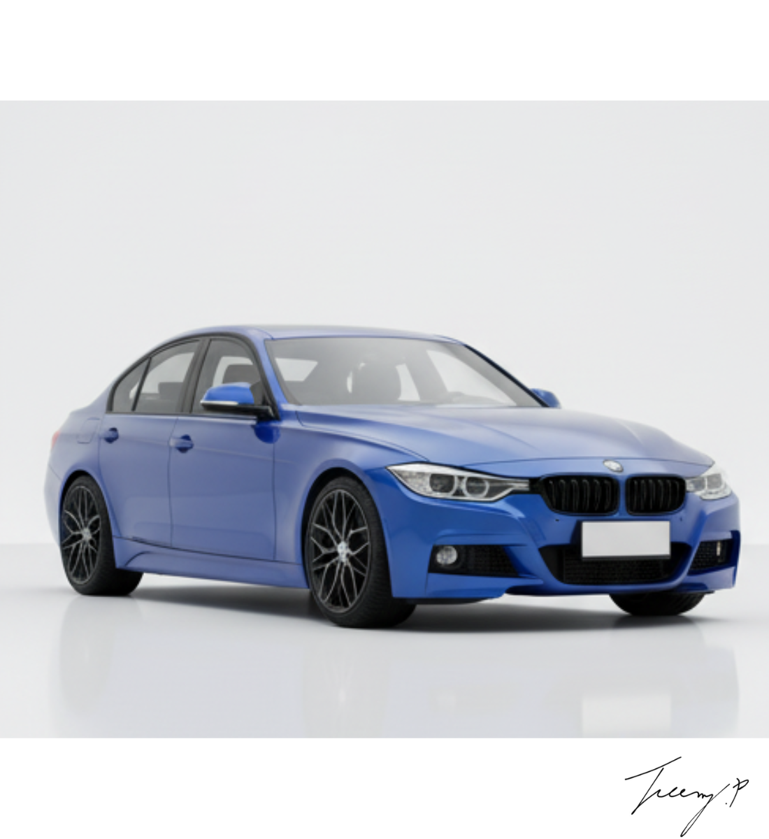BMW 3 Series F30 2012-2018 GLOSS BLACK FRONT KIDNEY GRILLE GRILL