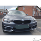 Gloss black front kidney grilles installed on a 2014-2020 BMW 4 Series / M3 / M4 F32 / F33 / F36 / F80 / F82 / F83
