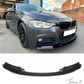 BMW 3 Series F30 M Sport Front Lip Splitter Spoiler Gloss Black (2012-2018)