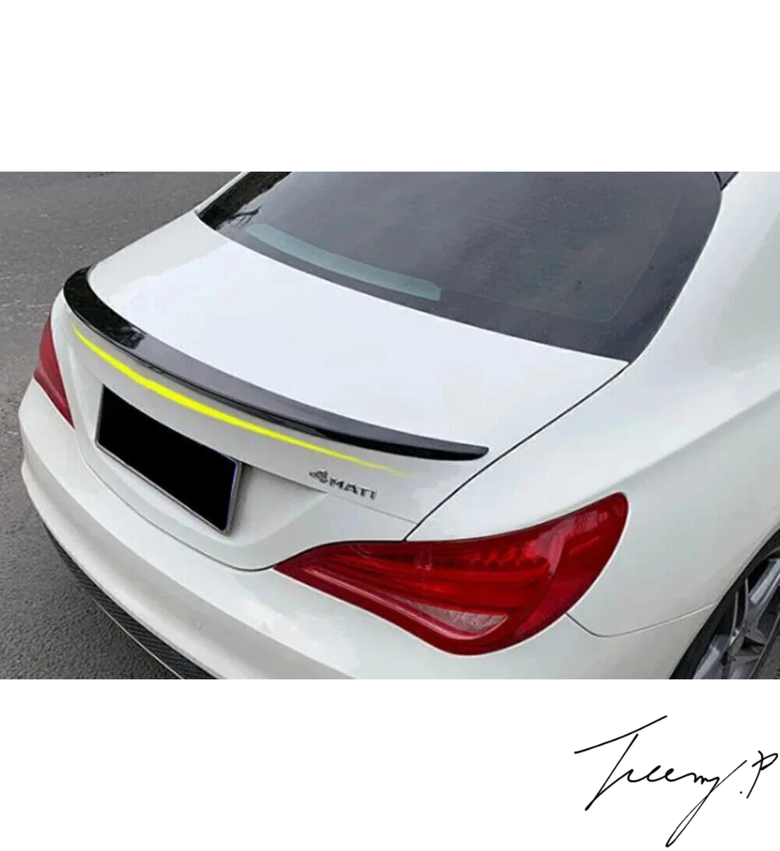 MERCEDES CLA CLASS C117 2013 - 2019 AMG STYLE REAR TRUNK BOOT SPOILER