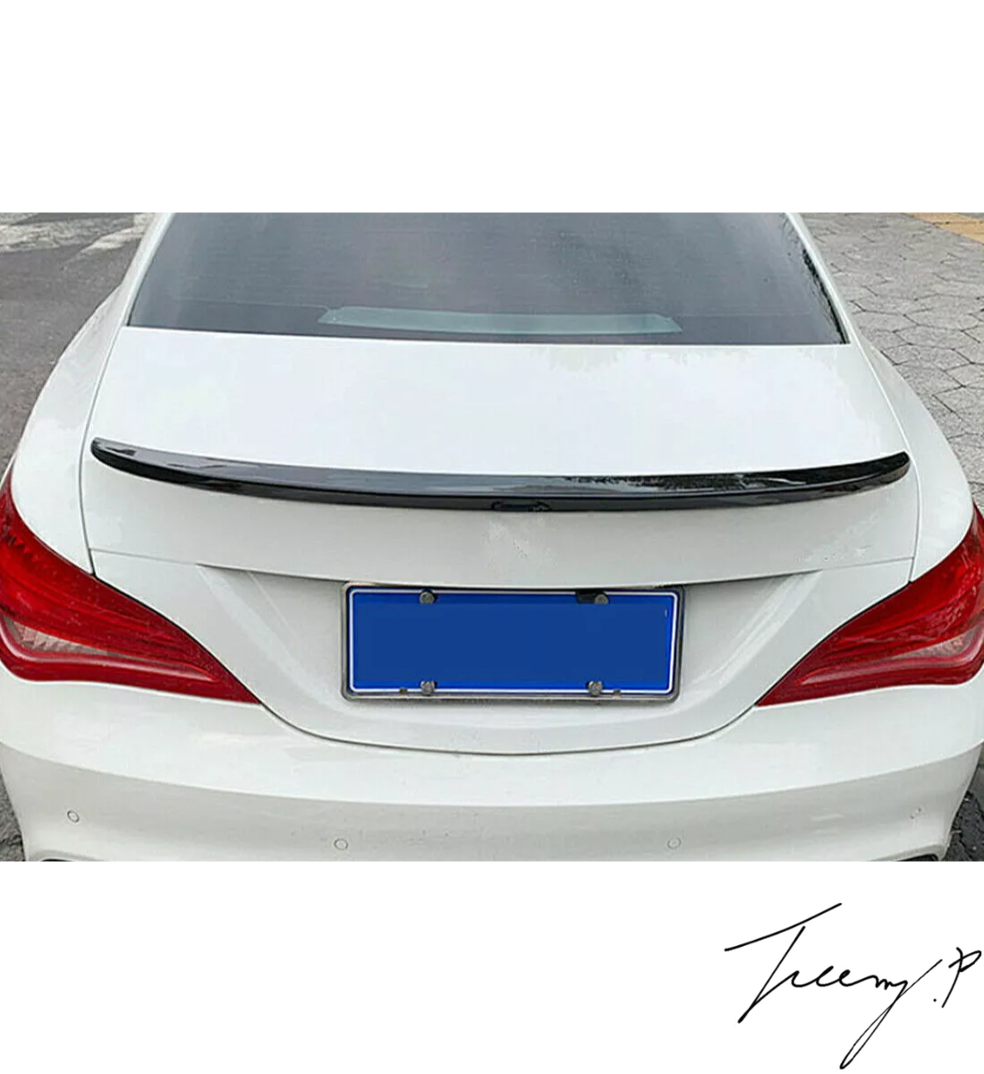 MERCEDES CLA CLASS C117 2013 - 2019 AMG STYLE REAR TRUNK BOOT SPOILER