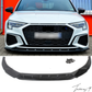 Audi A3 S Line Edition 1/S3 8Y Front Lip Splitter Spoiler in Gloss Black (2020+) - High-Gloss Front Bumper Lip Splitter Spoiler