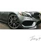 Mercedes C Class W205 2014-2018 Carbon Look Front Splitter