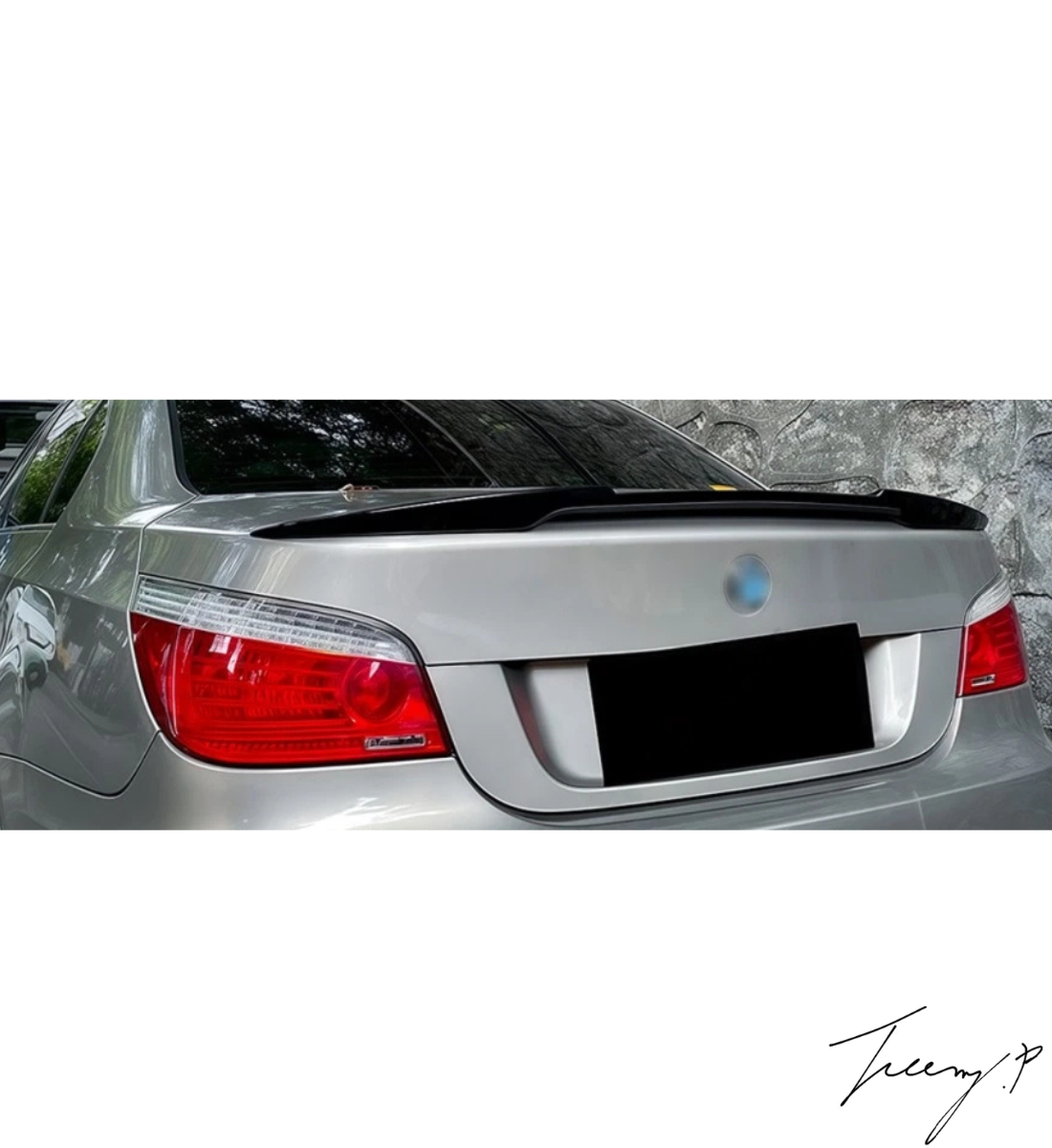 BMW 5 Series E60 (2003-2010) Rear Boot Trunk Spoiler Lip M4 Style Gloss Black