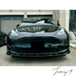 Tesla Model Y (2020-2024) Gloss Black Front Bumper Lip Splitter