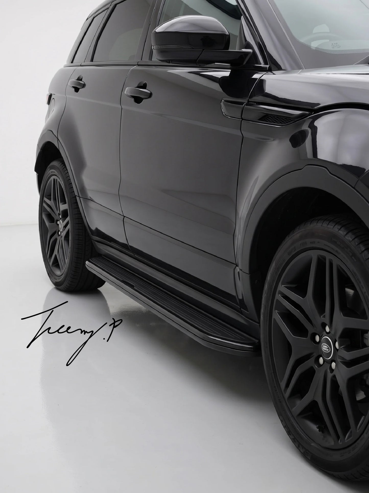 Range Rover Evoque 2018 - 2025 Dynamic Aluminium OE Style Side Steps Running Boards Black Bodykit