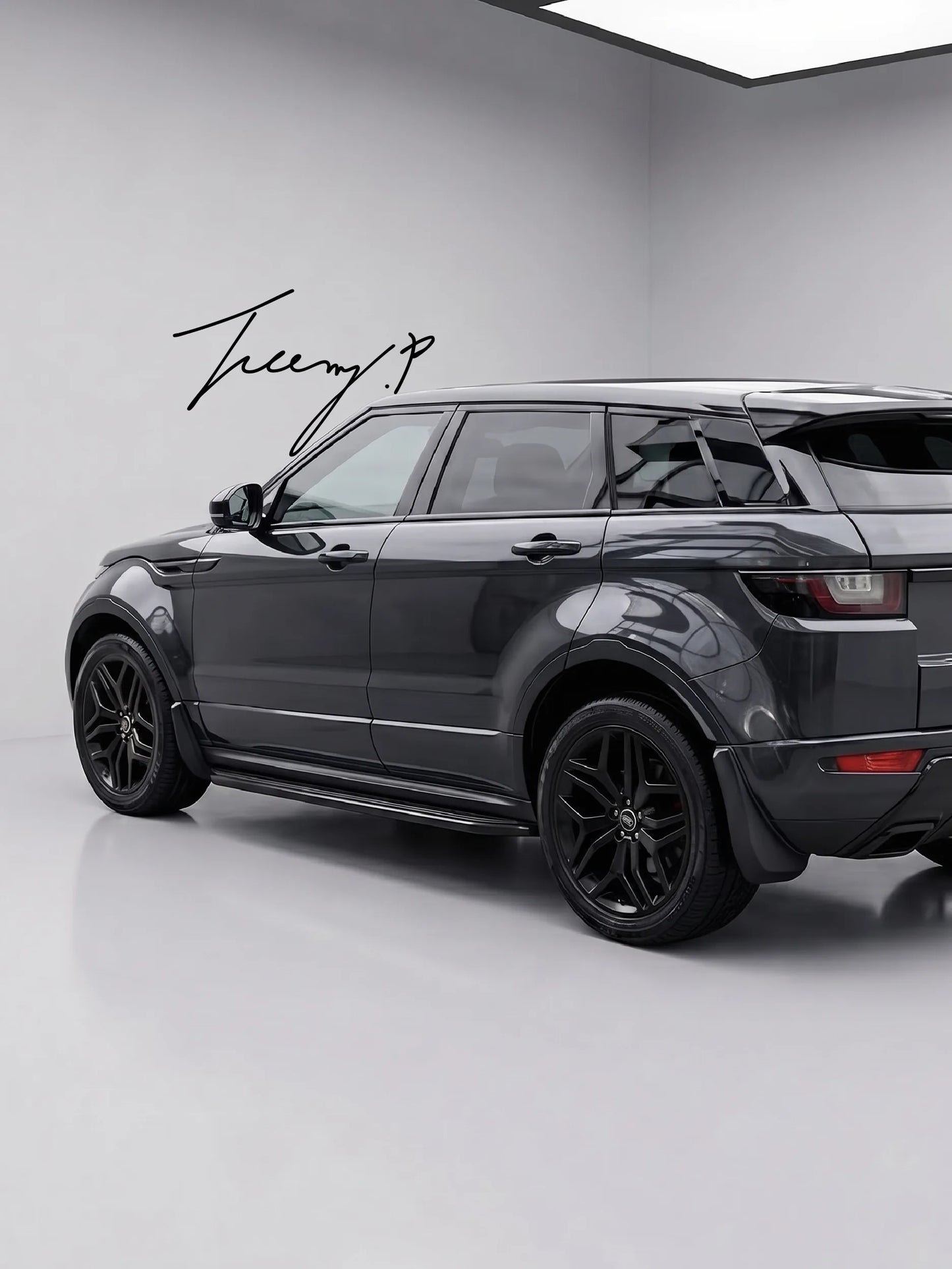 Range Rover Evoque 2018 - 2025 Dynamic Aluminium OE Style Side Steps Running Boards Black Bodykit