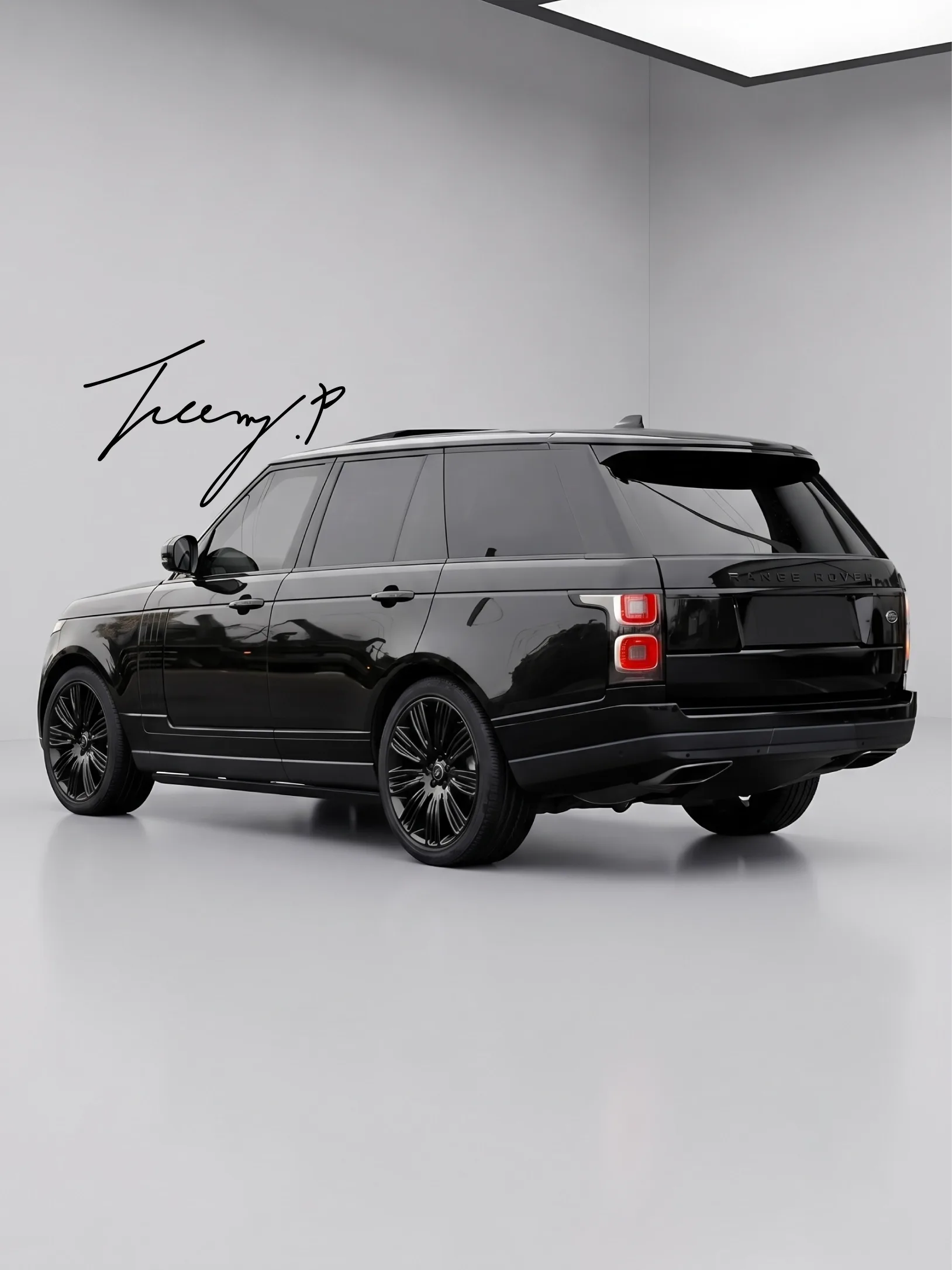 Gloss Black Trim Facelift Full Black Pack Kit For Range Rover Vogue L405 2018-2022
