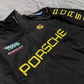 Vintage Porsche Jacket Black - Unisex - Embroidered Stitched Padded Outdoor Coat Women & Mens clothing