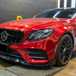 Mercedes E Class W213 C238 Front Splitter (2016-2020) - Gloss Black AMG Line
