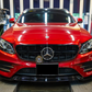Mercedes E Class W213 C238 Front Splitter (2016-2020) - Gloss Black AMG Line