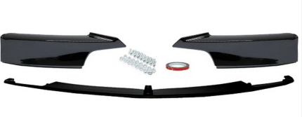 BMW 3 Series F30 M Sport Front Lip Splitter Spoiler Gloss Black (2012-2018)