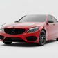 Mercedes C Class W205 C205 2015–2021 AMG GT Style Front Grille Gloss Black OEM