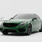 Mercedes C Class W205 C205 2015–2021 AMG GT Style Front Grille Gloss Black OEM