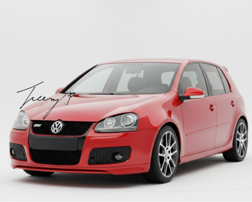 VW Golf MK5 2003-2009 Front Grille GTI Gloss Black