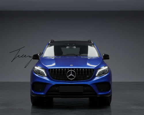 Mercedes GLE63 AMG W166 X292 2015–2019 Front Grille Panamericana GT Style Gloss Black