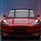Tesla Model 3 (2023+) 4-Piece Gloss Black Front Lip Spoiler