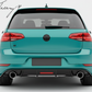 VW Golf 7.5 All Series Rear Diffuser with LED Lights