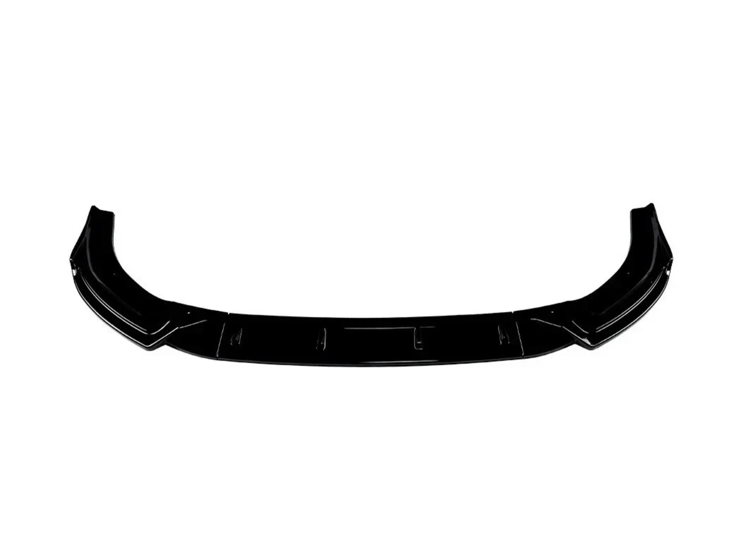 Audi A6 S6 C8 S-Line (2018–2025) Gloss Black Front Lip Splitter Spoiler Body Kit