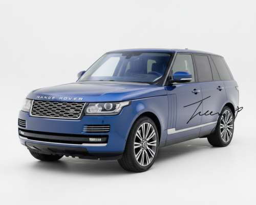 Range Rover Vogue L405 2013-2017 Front Grille 2018 Look Gloss Black and Silver