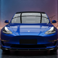 Tesla Model 3 (2023+) 4-Piece Gloss Black Front Lip Spoiler