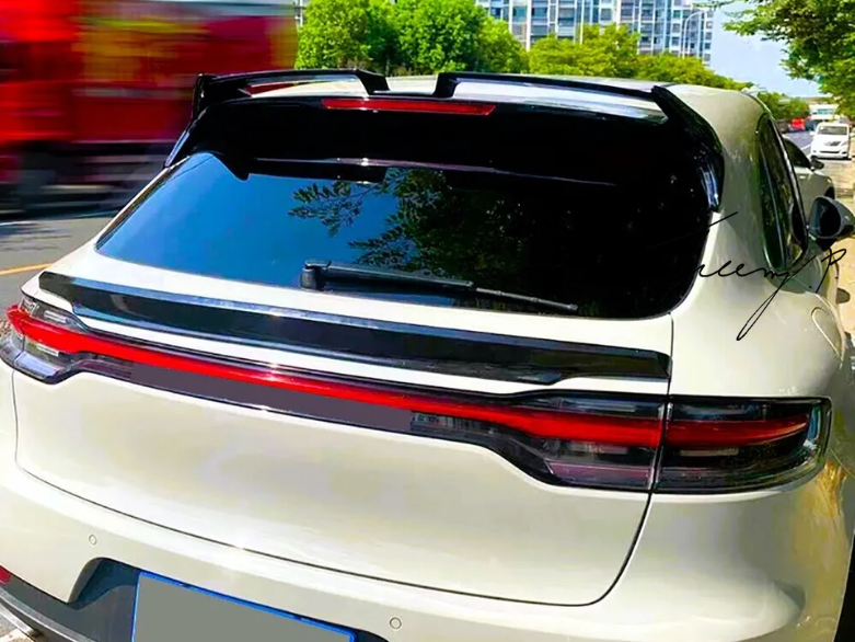 Porsche Macan (2014+) Gloss Black Rear Boot Spoiler Mid Wing Lip Body Kit