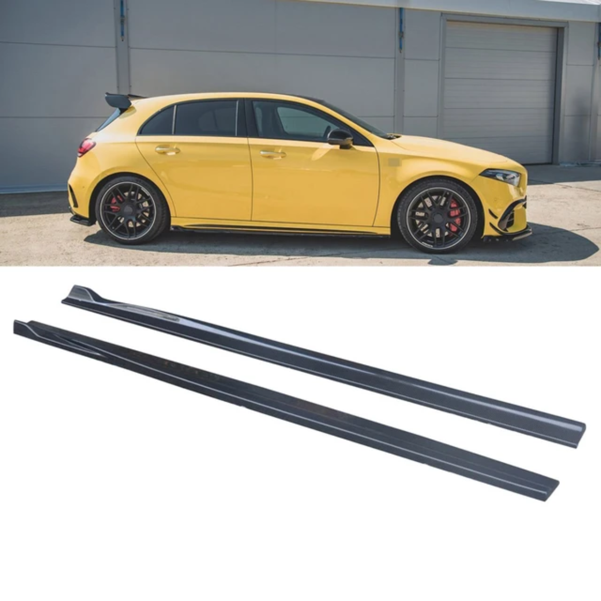 Saloon Side Skirt Moulding Drivers Right Offside 2018 For Mercedes A35 A45 AMG