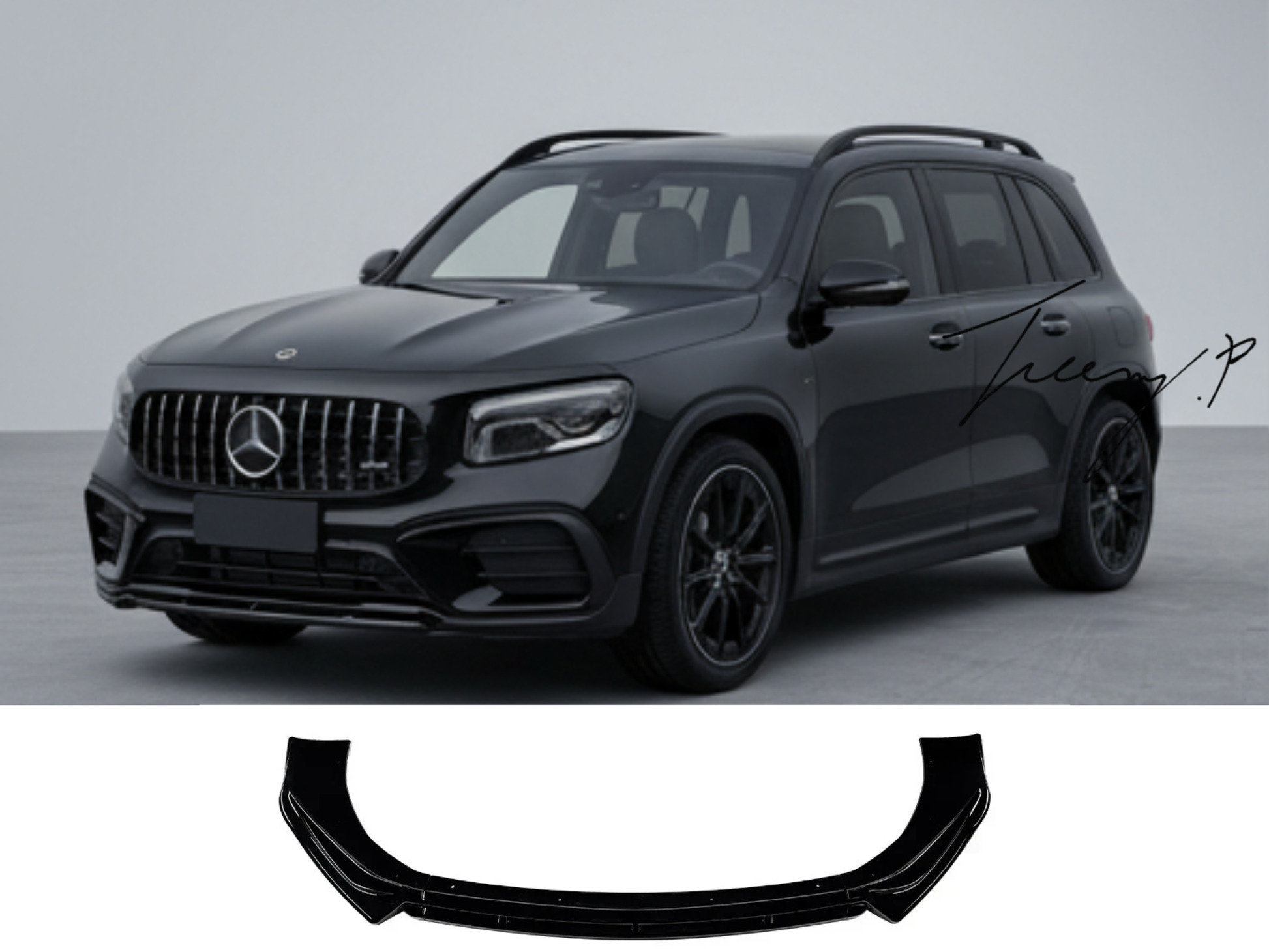 Mercedes GLB-Class GLB 35 AMG X247 (2024+) Front Bumper Splitter Spoiler Lip