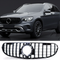 Mercedes-Benz GLC Class W253 (2019-2022) Gloss Black Panamericana GT GTR Grille Grill