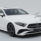 Mercedes CLS Class C257 Facelift (2020+) Gloss Black Front Splitter Lip Spoiler