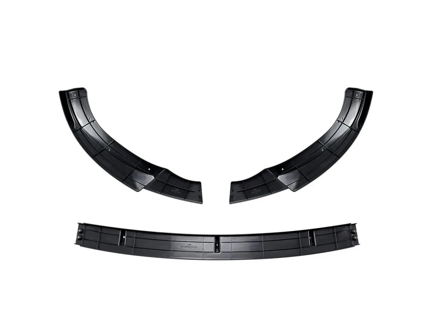 Mercedes CLS Class C257 Facelift (2020+) Gloss Black Front Splitter Lip Spoiler