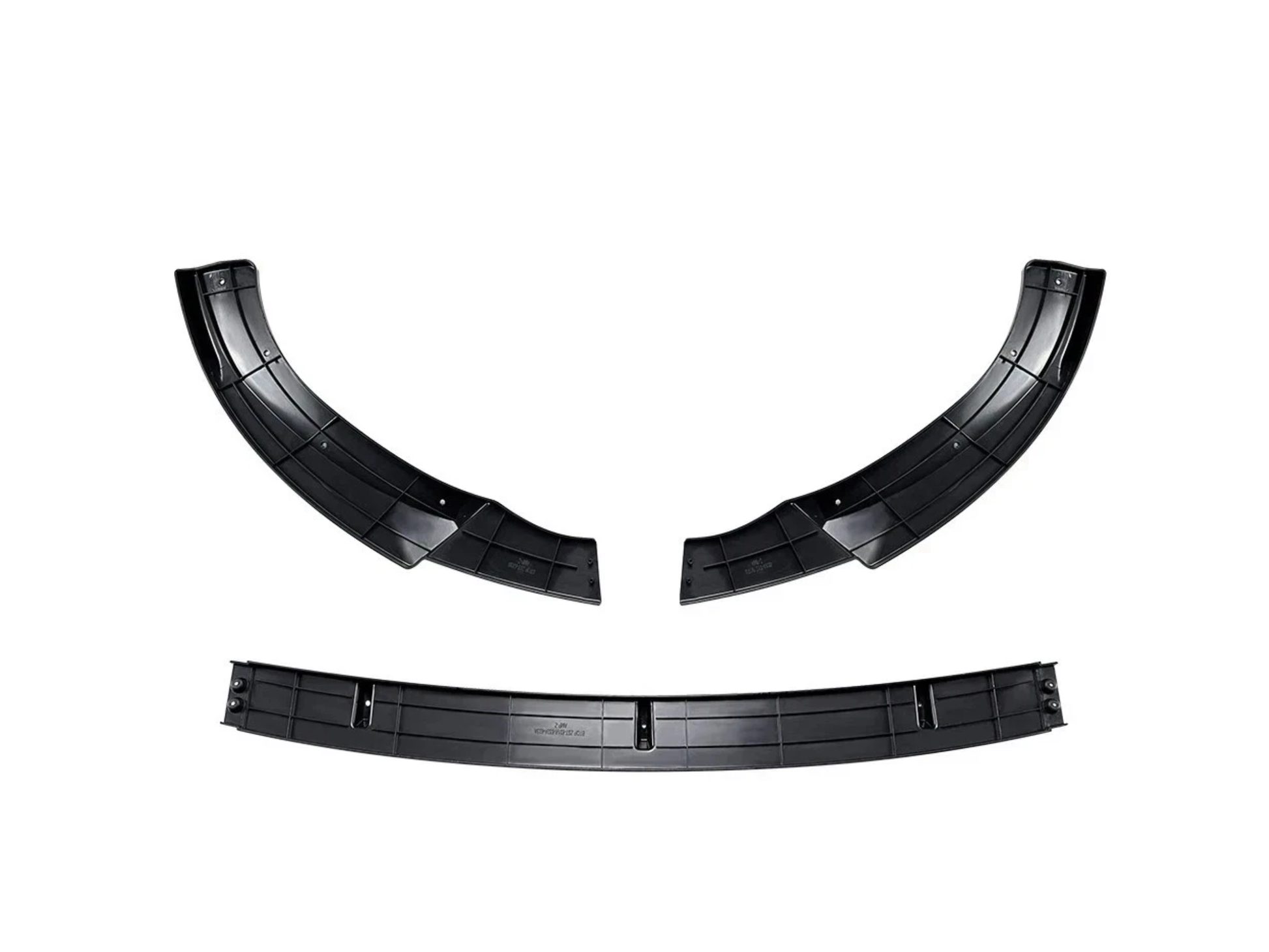 Mercedes CLS Class C257 Facelift (2020+) Gloss Black Front Splitter Lip Spoiler