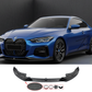 BMW 4 Series G22 G23 M Sport (2020–2023) Carbon Look Front Splitter Lip Spoiler