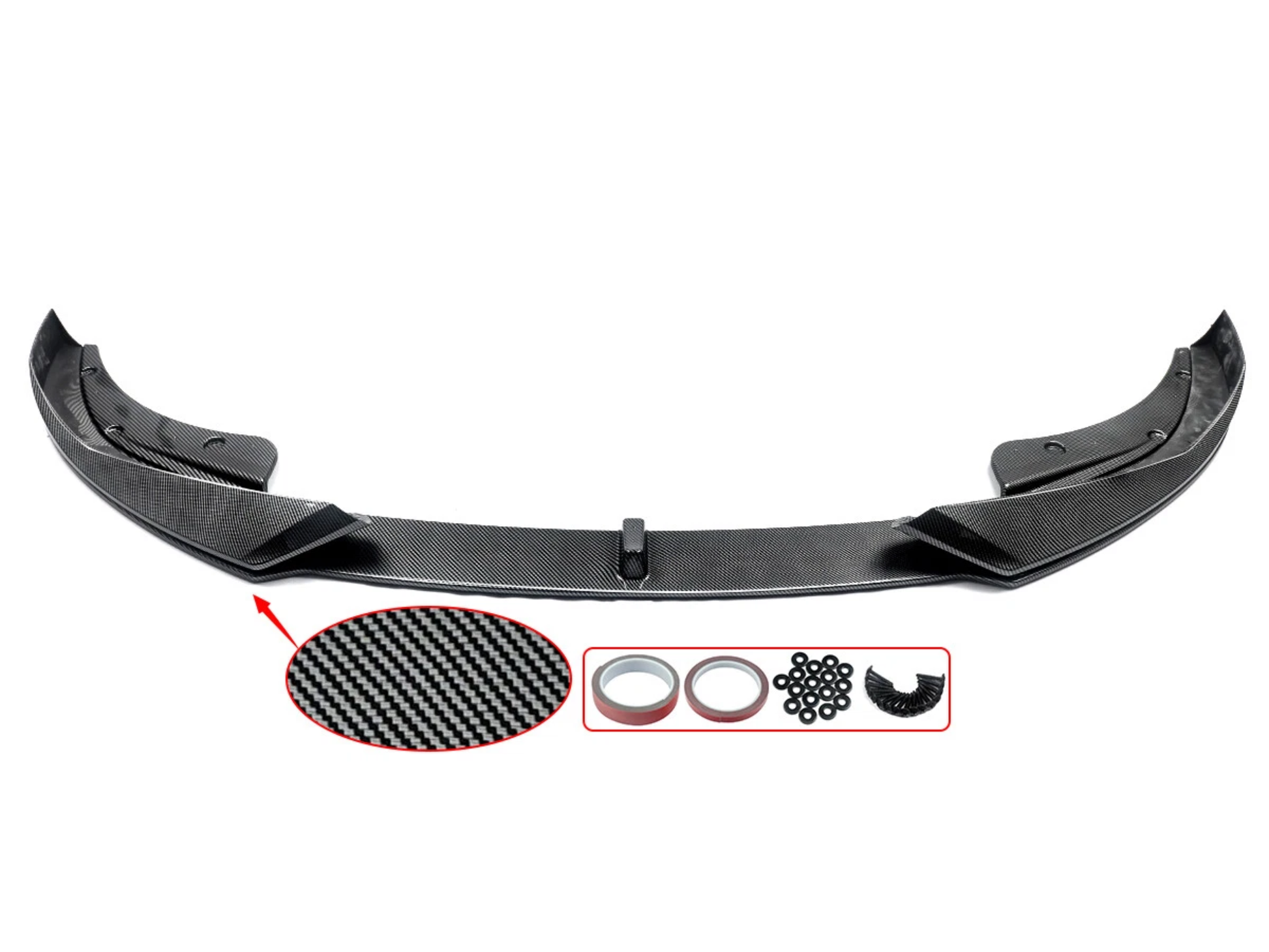 BMW 4 Series G22 G23 M Sport (2020–2023) Carbon Look Front Splitter Lip Spoiler