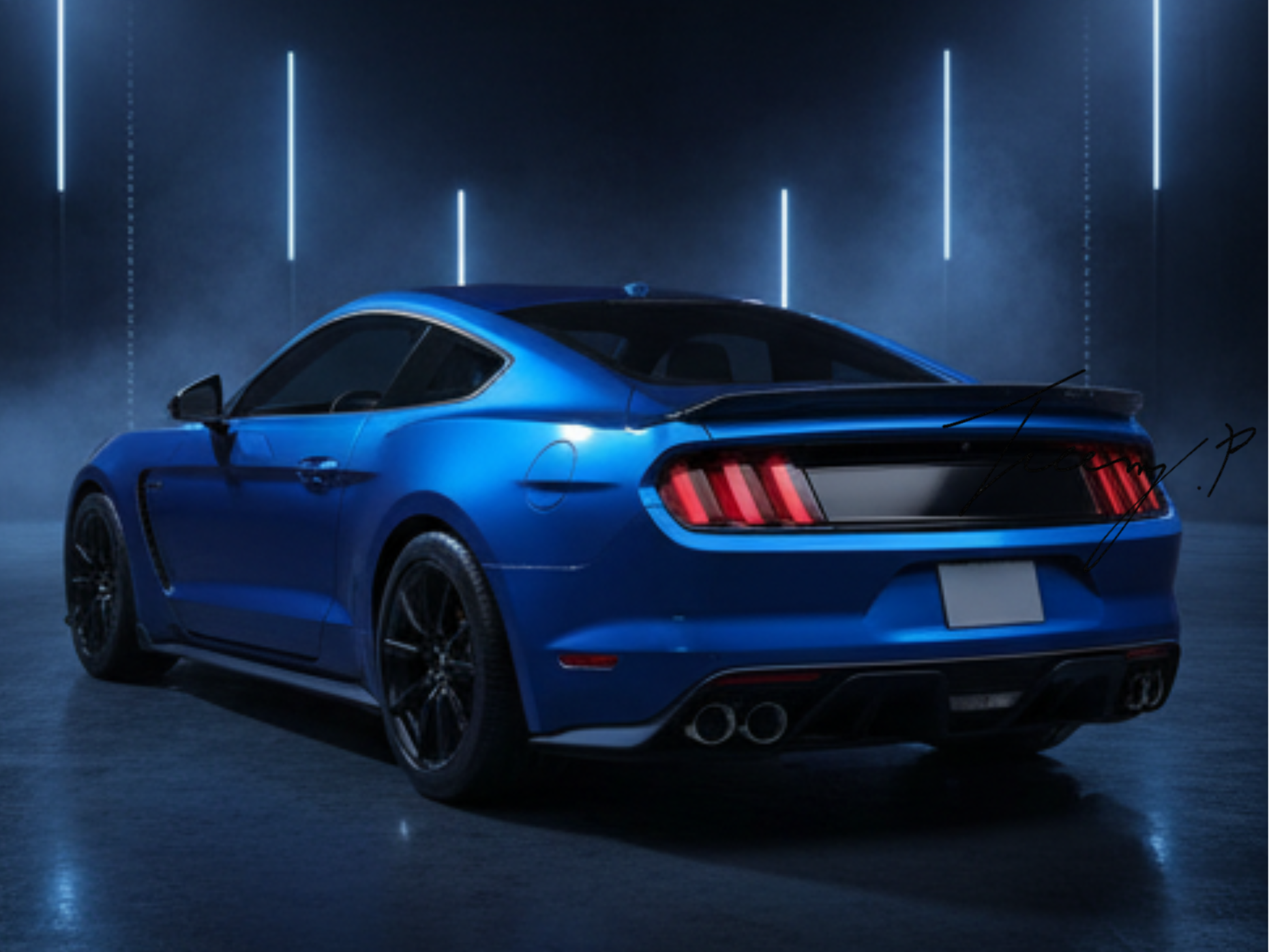 Ford Mustang (2015–2022) GT Style Carbon Look Rear Boot Spoiler Wing Lip 