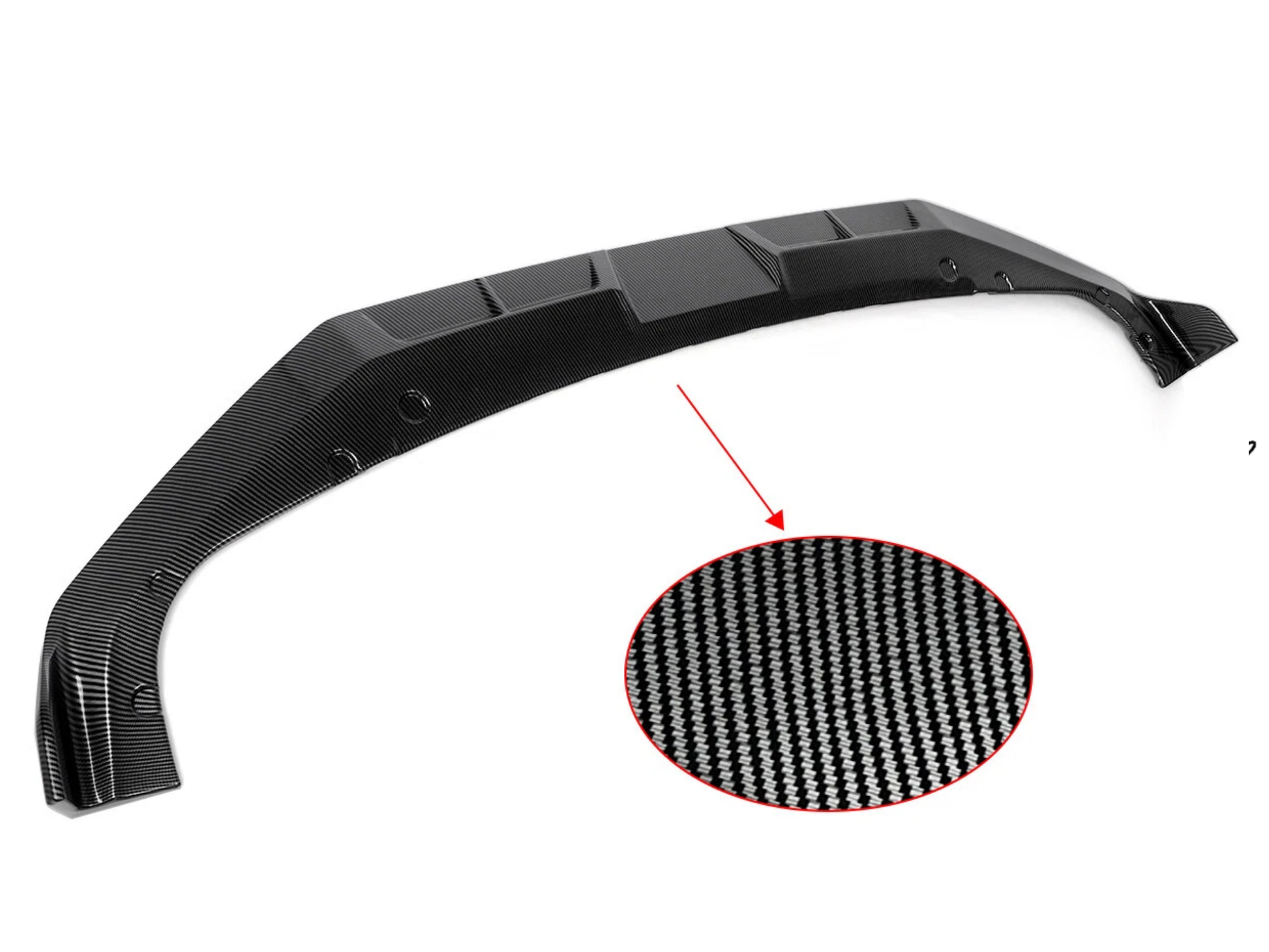 BMW X5M F95 & X6M F96 (2023+) Carbon Look ABS Front Bumper Splitter Spoiler Lip