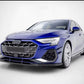Gloss Black Front Splitter 3 Piece for Audi A3 8Y Facelift 2024+ S Line Front Bumper