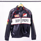 Ferrari Jacket Leather Black Embroidered Racing F1 - Unisex - Outdoor Coat Women & Mens Hoodie