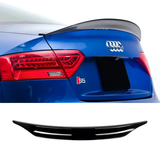 Audi S5 8T Coupe (2 Door) Gloss Black Rear Boot Spoiler - RS5 Look (2007-2016)