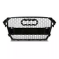 Audi S4 B8 2012 - 2016 Gloss Black Honeycomb Debadged Front Grille