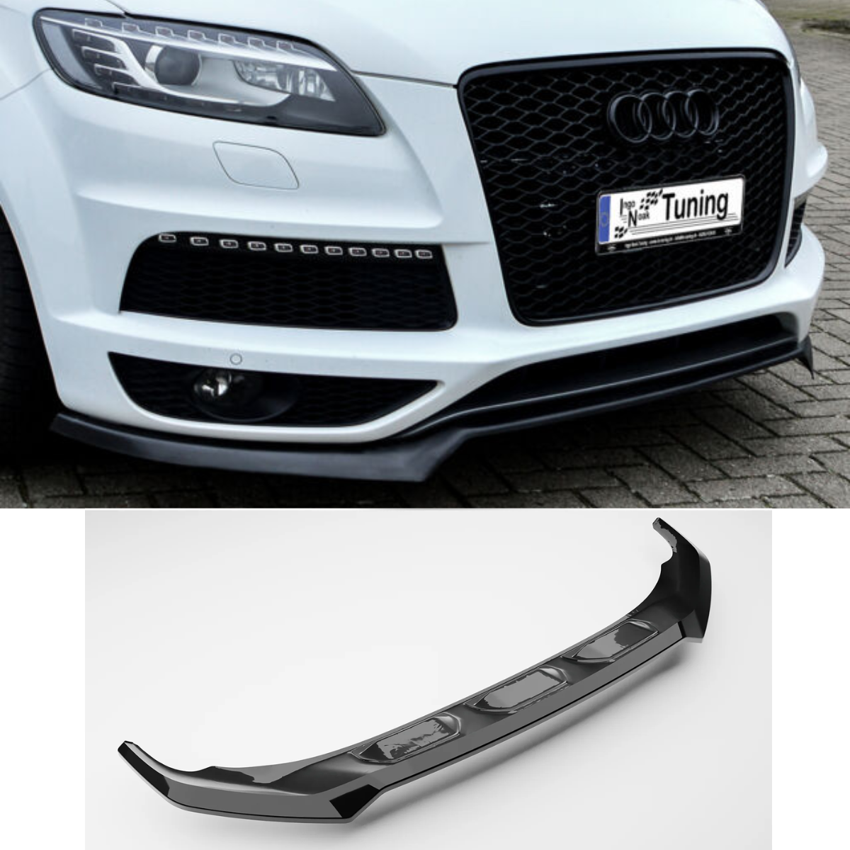 Audi Q7 S-Line MK2 Facelift (2019+) Front Splitter