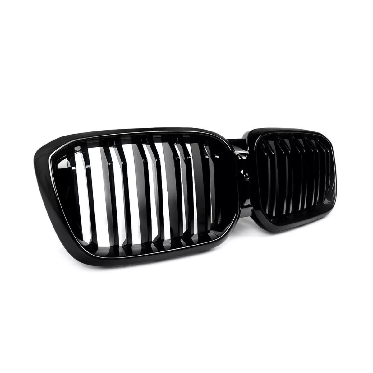 BMW X3 (G01) / X4 (G02) (2023+) Front Kidney Grille Gloss Black Dual Twin Slat