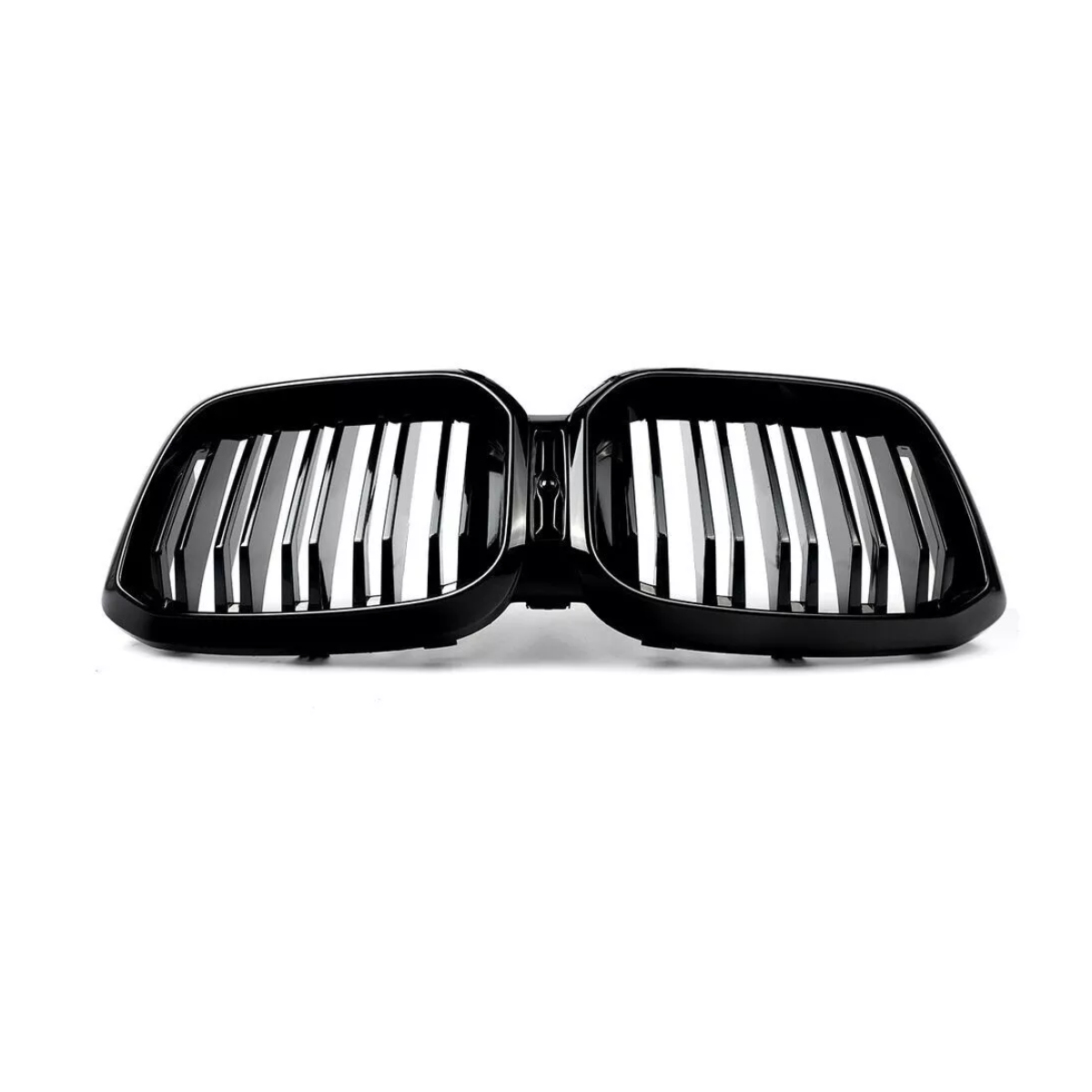 BMW X3 (G01) / X4 (G02) (2023+) Front Kidney Grille Gloss Black Dual Twin Slat