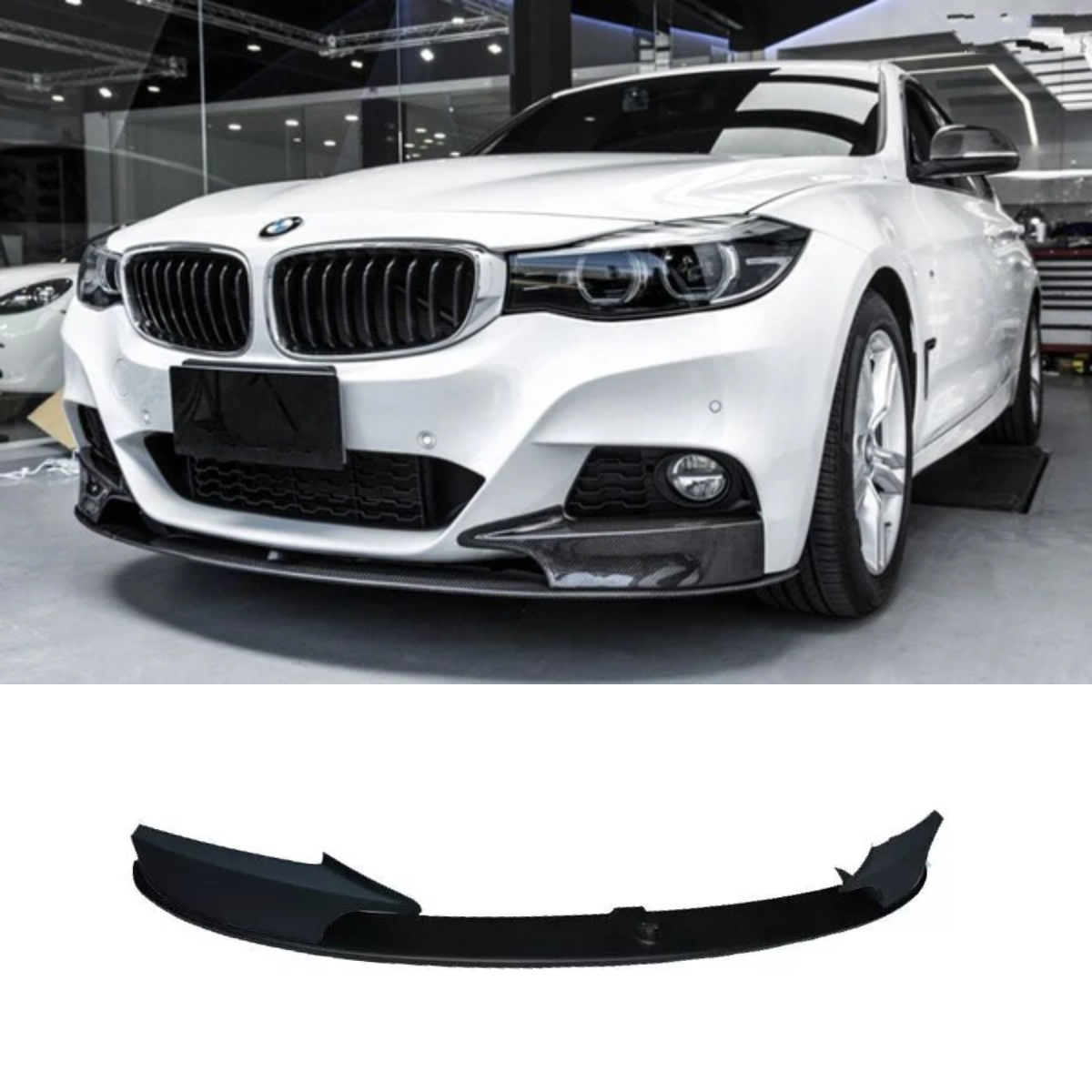 GT Gran Turismo Gloss Black M Performance Front Lip Splitter